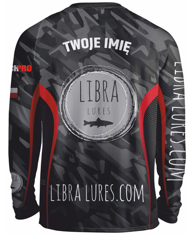 tyl Libra Lures odziez koszulka termoaktywna z dlugim rękawem - meska tournament version informacyjny