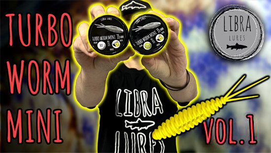 02 Libra lures turbo worm mini cel informacyjny