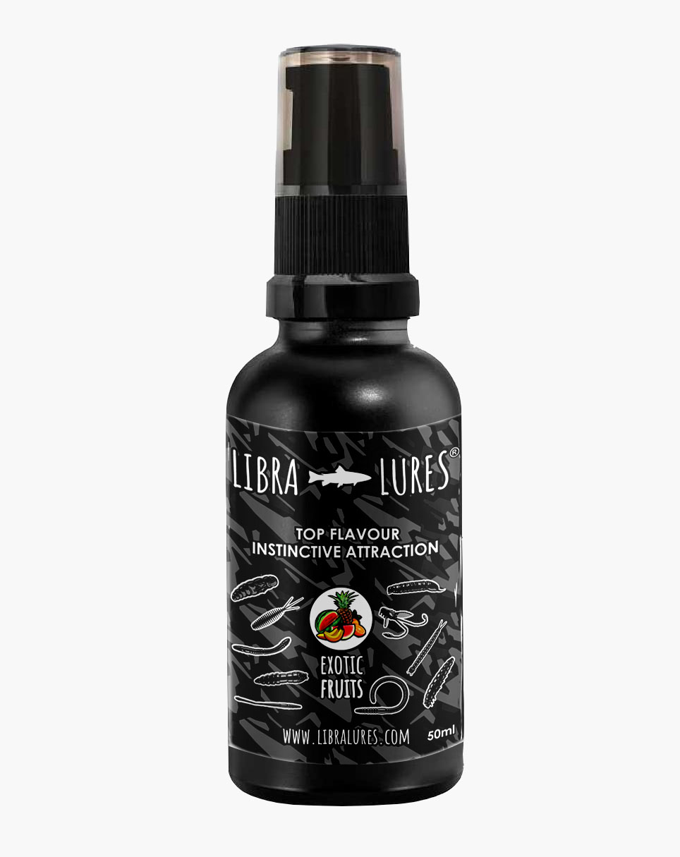 Libra Lures atraktor zapachowy w atomizerze aromat exoticfruits CEL INFORMACYJNY