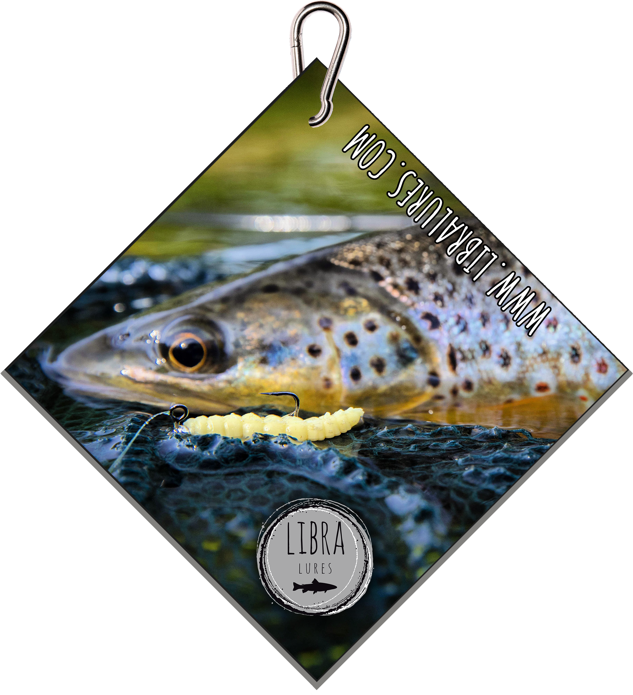 Libra lures RĘCZNIK DO RĄK Z KARABIŃCZYKIEM CEL INFRMACYJNY