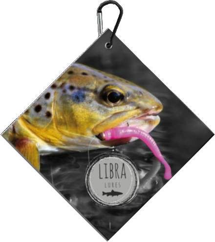 Libra lures RĘCZNIK DO RĄK Z KARABIŃCZYKIEM cel informacyjny