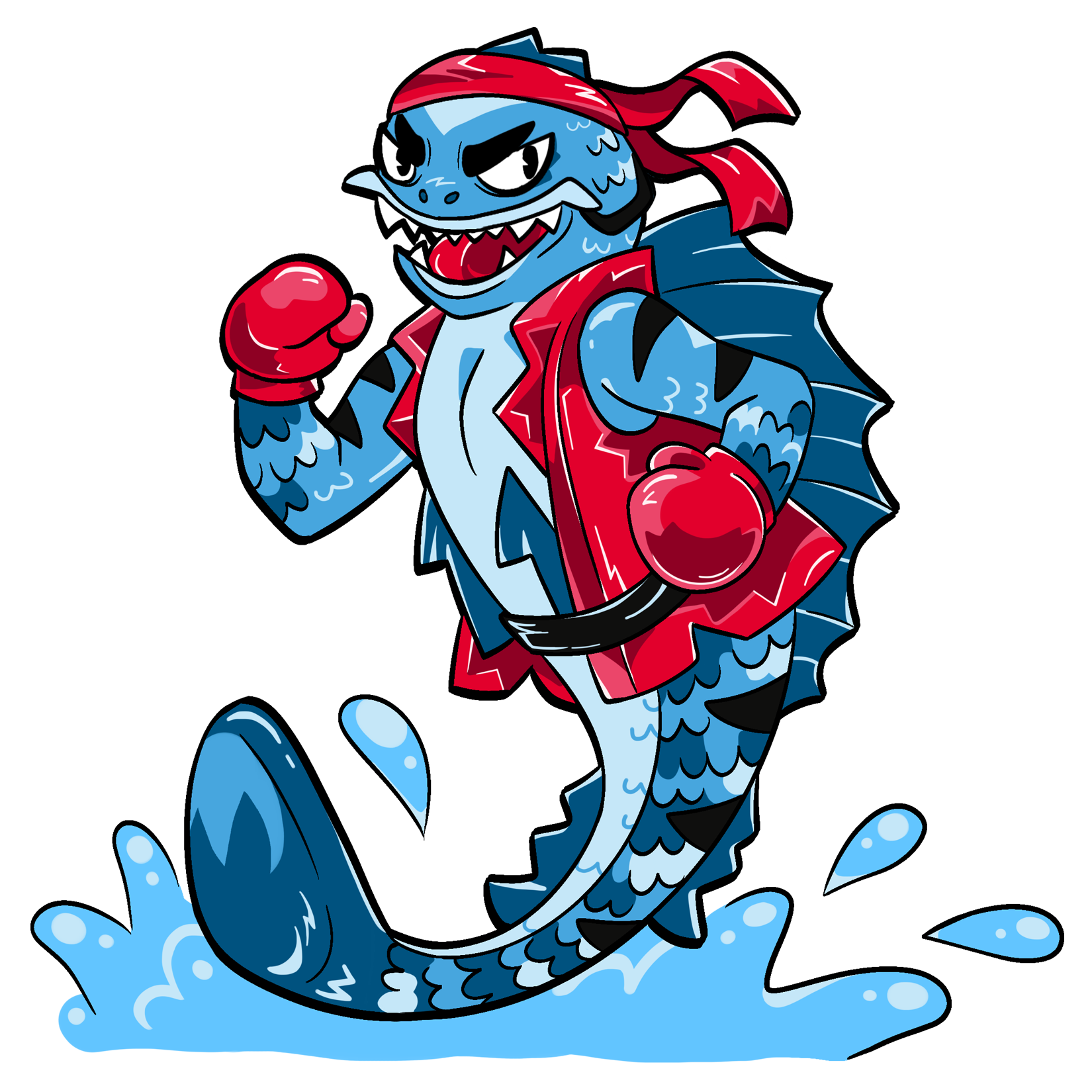 Libra lures predator series Perch Shad grafika cartoon CEL INFORMACYJNY