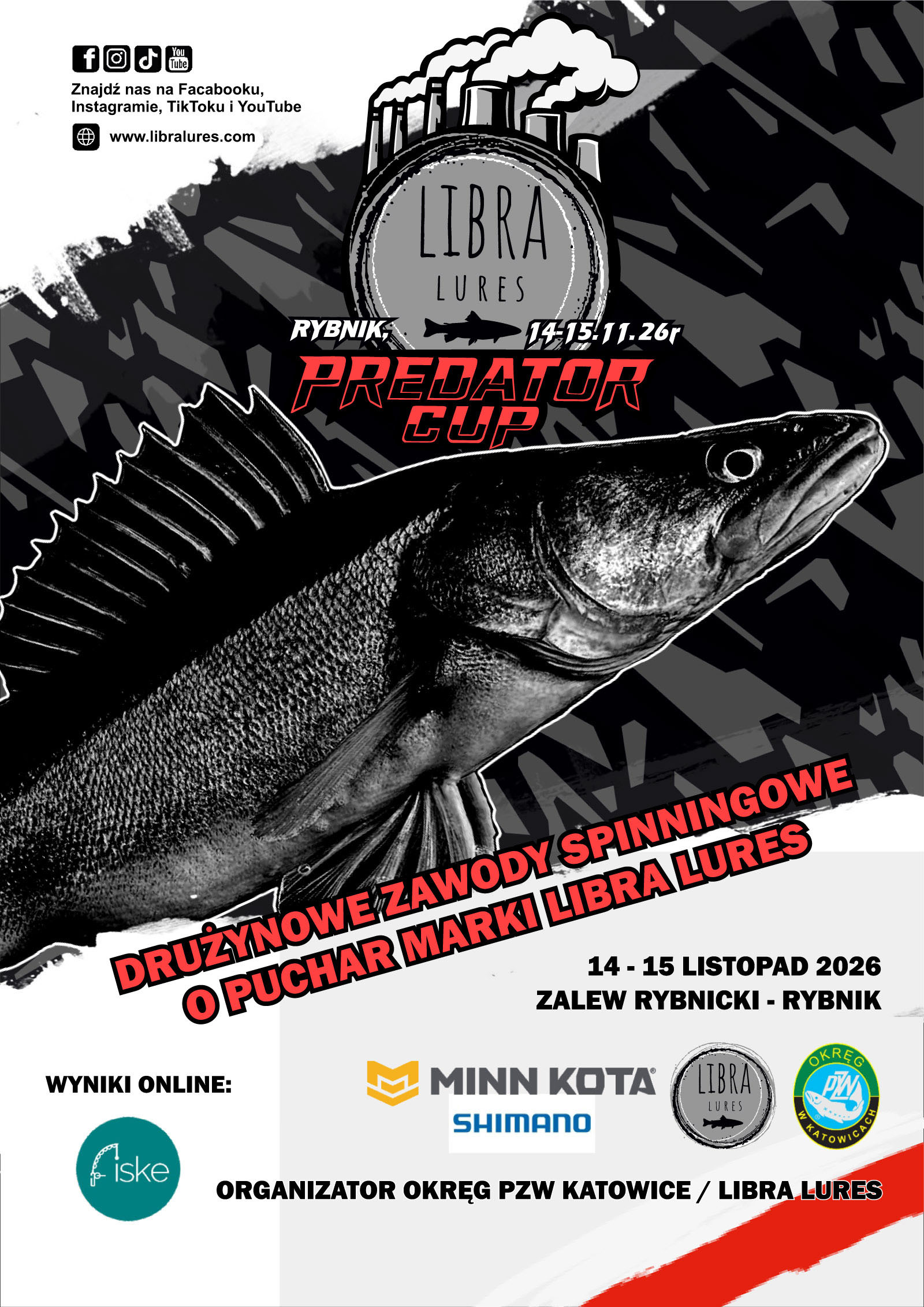 Libra lures Predator Cup Rybnik 14_15 listopad 2026_1 cel informacyjny